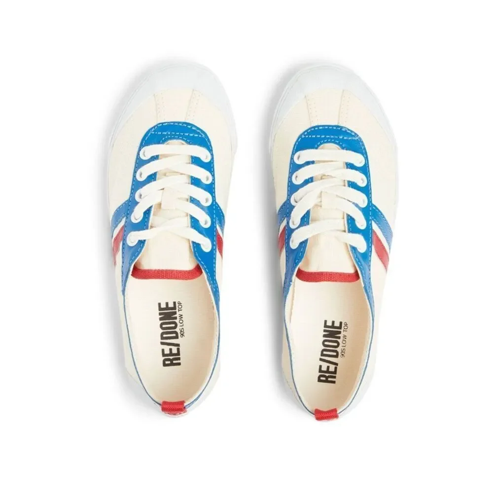 RE/DONE 90s Low Top Sneakers Size 6.5 or Eu 37 new/ small flaw